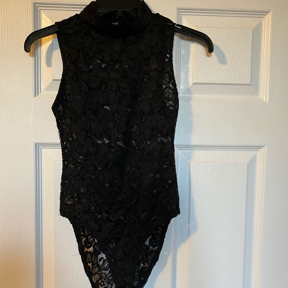 Zara black bodysuit